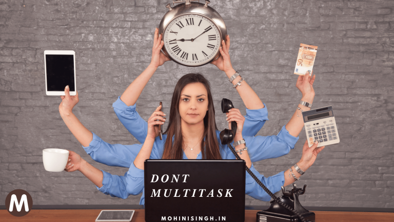 Multitask is not good